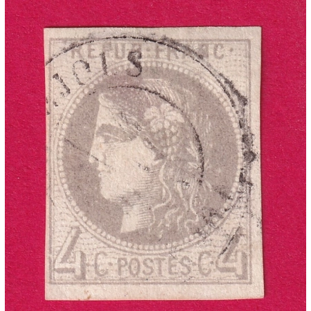 N°41B CAD TYPE 17 MARVEJOLS LOZERE COTE 400€ TIMBRE BRIEFMARKEN STAMP FRANCE