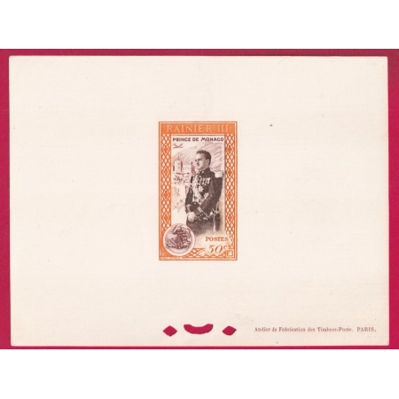 MONACO EPREUVE DE LUXE N°339 DE 1950 TIMBRE BRIEFMARKEN STAMP FRANCE