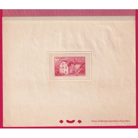 ANDORRE N°105 EPREUVE DE LUXE TIMBRE BRIEFMARKEN STAMP FRANCE