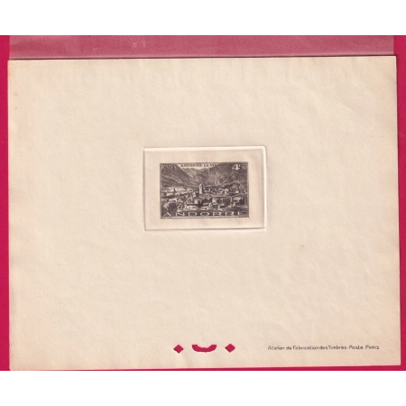 ANDORRE N°108 EPREUVE DE LUXE TIMBRE BRIEFMARKEN STAMP FRANCE