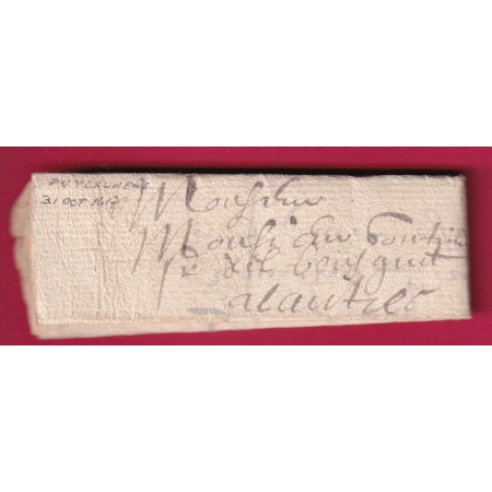 LETTRE DE PUY LAURENS TARN 1617 POUR LAUTREC TARN LETTRE