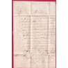 CAD TYPE 22 GOAREC COTES DU NORD + TAXE LOCALE 1 POUR LOUDEAC 1856 LETTRE