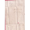 CAD TYPE 22 GOAREC COTES DU NORD + TAXE LOCALE 1 POUR LOUDEAC 1856 LETTRE