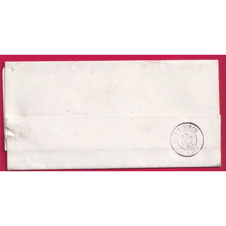 N°21 X2 PARIS LOSANGE D ROMAIN POUR LIZY SUR OURCQ LETTRE