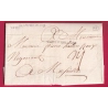 MARQUE PONT DE LARCHE EURE 1754 INDICE 14 POUR MARSEILLE LETTRE