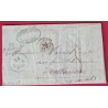 CURSIVE 33 ST ANDRE DE SANGONIS HERAULT 1848 POUR ALLANCHE CANTAL INDICE 15 LETTRE