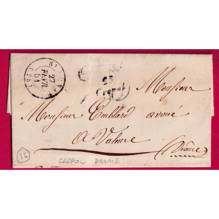 CURSIVE 25 CREPOL DROME CAD TYPE 15 ST DONAT INDICE 16 POUR VALENCE LETTRE