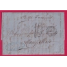 CAD MONTEVIDEO URUGUAY PAQ FR J N°2 POUR MONTPELLIER HERAULT 1870 LETTRE