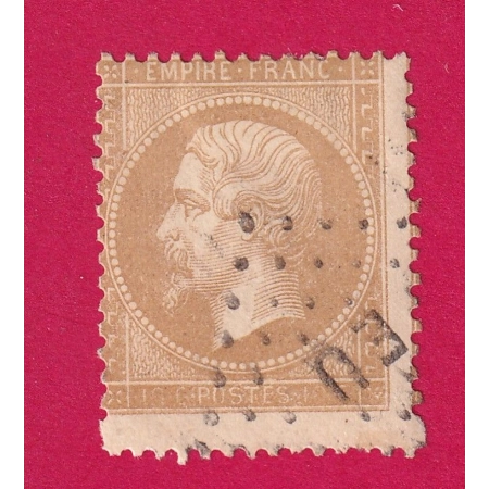 N°21 VARIETE SANS FACIALE LOSANGE EU EXPOSITION UNIVERSELLE PARIS 1867 TIMBRE BRIEFMARKEN STAMP FRANCE