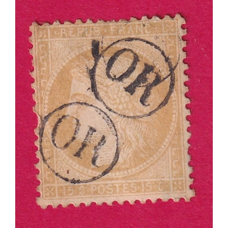 N°59 OBLITERATION OR TIMBRE BRIEFMARKEN STAMP FRANCE