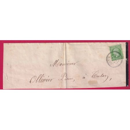 N°20 CAD TYPE 24 MOYAUX CALVADOS POUR TULON LETTRE COVER