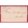 FRANCHISE PREFET MAINE ET LOIRE ANGERS 1835 POUR AVRILLE LETTRE
