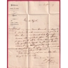 FRANCHISE PREFET MAINE ET LOIRE ANGERS 1835 POUR AVRILLE LETTRE