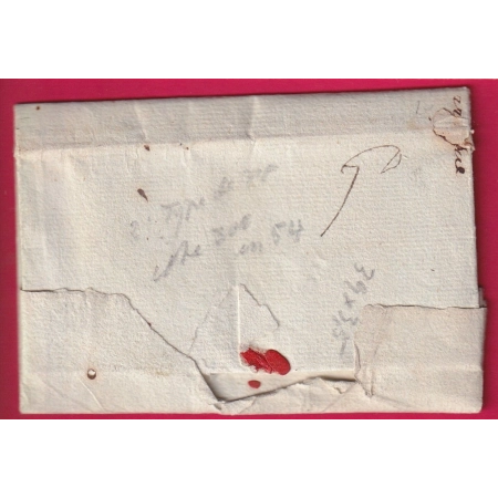 MARQUE P77P RABASTENS TARN 1807 POUR HOPITAL MILITAIRE NICE ALPES MARITIMES INDICE 14 LETTRE