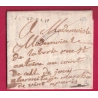 MARQUE FRANCHE YSSENGEAUX HAUTE LOIRE TAXE 9 AU DOS LENAIN N°2 INDICE 20 POUR PARIS 1783 LETTRE