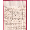 MARQUE FRANCHE YSSENGEAUX HAUTE LOIRE TAXE 9 AU DOS LENAIN N°2 INDICE 20 POUR PARIS 1783 LETTRE