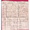 MARQUE FRANCHE YSSENGEAUX HAUTE LOIRE TAXE 9 AU DOS LENAIN N°2 INDICE 20 POUR PARIS 1783 LETTRE