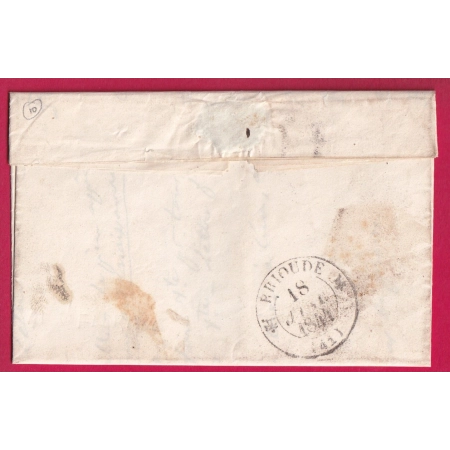 CURSIVE 41 STE FLORINNE HAUTE LOIRE CAD T14 LEMPDES BOITE RURALE B AUZON DECIME RURAL POUR BRIOUDE LETTRE