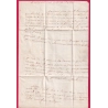 CURSIVE 13 COLOMBIERES CALVADOS BOITE RURALE C STE MARGUERITE D'ELLE POUR BAYEUX 1851 LETTRE