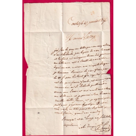 CURSIVE 64 CONCHEZ DE BEARN BASSES PYRENEES T14 GARLIN CURISE 64 ARTHEZ EN ARRIVEE 1846 INDICE 14 + 12 LETTRE