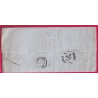 LETTRE DE BASSES TERRES GUADELOUPE 1859 POUR BORDEAUX VOIE ANGLAISE LETTRE COVER