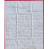 LETTRE DE LIMA PEROU PERU 1856 VOIE ANGLAISE PANAMA TRANSIT POUR BORDEAUX LETTRE COVER