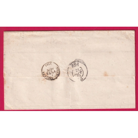 N°60 GC 4424 CHEUX CALVADOS CAD TYPE 24 POUR TILLY SUR SEULLE INDICE 18 LETTRE COVER