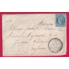 N°46B GC 1082 COLOMBIERE CALVADOS POUR BAYEUX INDICE 17 LETTRE COVER