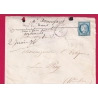 N°60 CAD TYPE 16 PRADELLES HAUTE LOIRE BOITE RURALE G RAURET POUR LE PUY LETTRE COVER