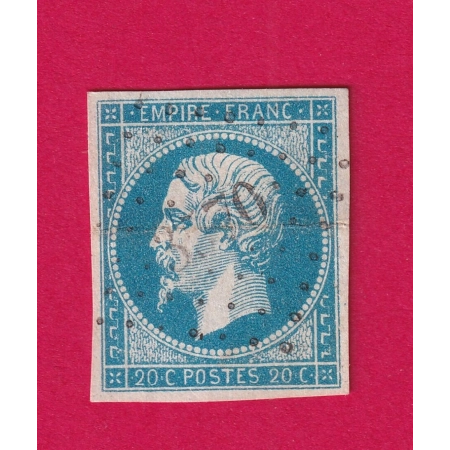N°14 PC 3570 VIELLEPINTE BASSES PYRENEES COTE 240€ SUR BLEU TIMBRE BRIEFMARKEN STAMP FRANCE