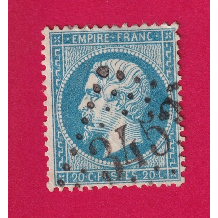 N°22 GC 3453 SOUMOULOU BASSES PYRENEES COTE SUR BLEU 45€ TIMBRE BRIEFMARKEN STAMP FRANCE