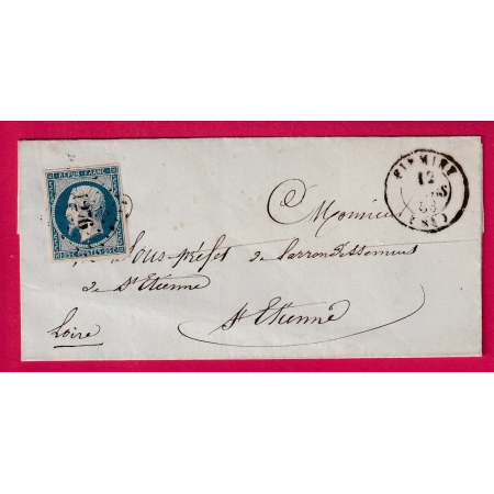 N°10 PC 1276 FIRMINY LOIRE POUR ST ETIENNE LETTRE