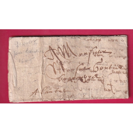 LETTRE DE GRAULHET TARN 1605 POUR LAUTREC LETTRE COVER