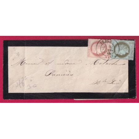 N°50 51 CAD TYPE 17 TENCE HAUTE LOIRE POUR DUNIERES BANDE DE JOURNAL TARIF A 3C LETTRE COVER