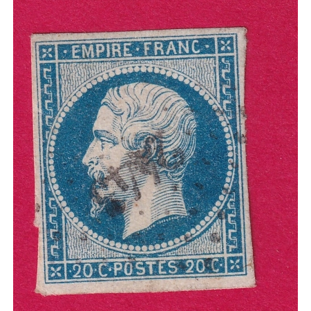N°14 PC 2443 PINOLS HAUTE LOIRE COTE SUR BLEU 110€ TIMBRE BRIEFMARKEN STAMP FRANCE