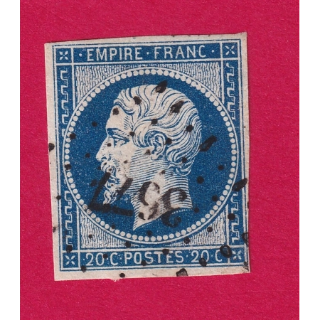 N°14 PC 3677 VOREY SUR ARZON HAUTE LOIRE COTE SUR BLEU 110€ TIMBRE BRIEFMARKEN STAMP FRANCE