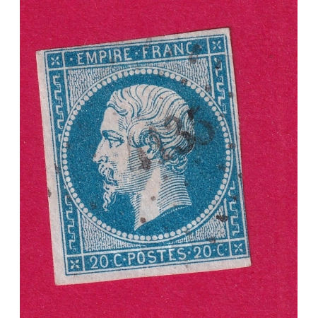 N°14 PC 4135 SAINT FERREOL D'AURORE HAUTE LOIRE COTE SUR BLEU 240€ TIMBRE BRIEFMARKEN STAMP FRANCE