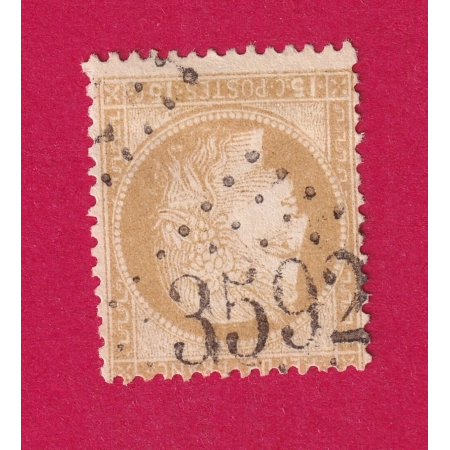 N°55 GC 3592 SAINT FERREOLS D'AURORE HAUTE LOIRE COTE SUR BLEU 40€ TIMBRE BRIEFMARKEN STAMP FRANCE
