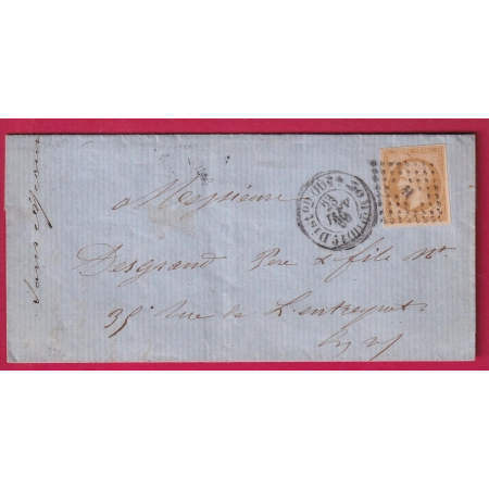 N°13 TTB PARIS BUREAU H POTHION 1520 POUR PARIS LETTRE