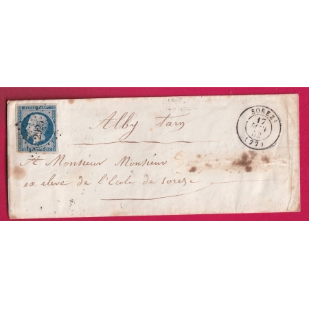 N°10 PC 2925 SOREZE TARN POUR ALBI LETTRE