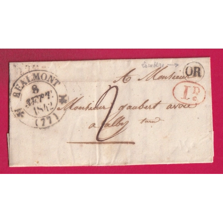 CAD TYPE 12 REALMONT TARN OR LOMBERS DECIME RURAL POUR ALBI TARN LETTRE