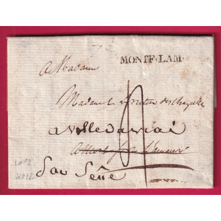 MARQUE MONTFORT L'AMAURY SEINE ET OISE LENAIN N°2 INDICE 12  LETTRE