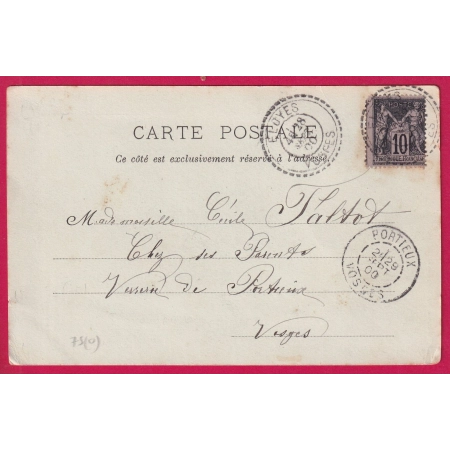 N°103 FACTEUR BOITIERS FB84 ELOYES VOSGES POUR PORTIEUX LETTRE COVER