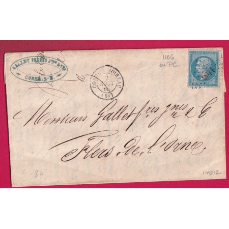 N°22 PC DU GC 1106 CONDE SUR NOIREAU CALVADOS INDICE 12 POUR FLERS DE L'ORNE LETTRE