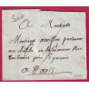 MARQUE MANUSCRIT LINAS SEINE ET OISE LENAIN N°2 POUR PARIS INDICE 20 LETTRE COVER
