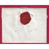 MARQUE D' ARPAJON SEINE ET OISE 1779 LENAIN N°3 INDICE 10 POUR PARIS LETTRE COVER