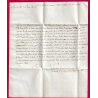 MARQUE D' ARPAJON SEINE ET OISE 1779 LENAIN N°3 INDICE 10 POUR PARIS LETTRE COVER
