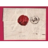 MARQUE 72 ARPAJON SEINE ET OISE POUR PARIS VERS 1794 INDICE 12 LETTRE COVER