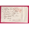 MARQUE P72P ARPAJON + 72 ARPAJON REPETE AU DOS POUR VERSAILLES 1820 VIA PARIS PPPP LETTRE COVER