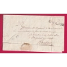 MARQUE P72P ARPAJON + 72 ARPAJON REPETE AU DOS POUR VERSAILLES 1820 VIA PARIS PPPP LETTRE COVER
